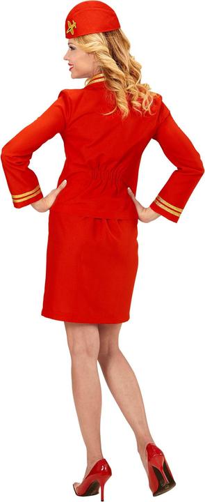 Produktbild Widmann STEWARDESS (Jacke, Rock, Halstuch, Mütze), XL (XL)
