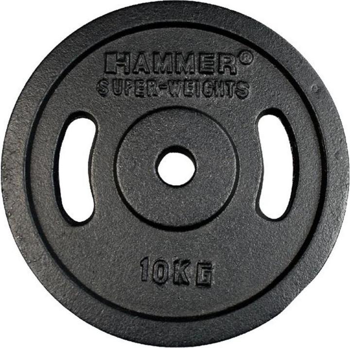 Produktbild Hammer Fitness Gewichtsscheiben 1 x 10 kg (1 x 10 kg)