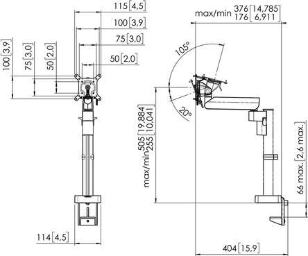 Produktbild Vogels Pro Motion 2127 (Tisch, 43")