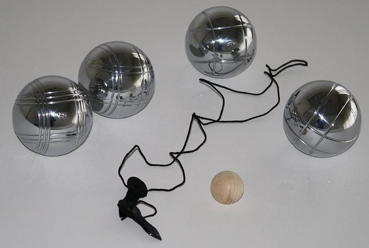 Productafbeelding Weible Jeu de boules set met 8 ballen (8 x, 74 mm)
