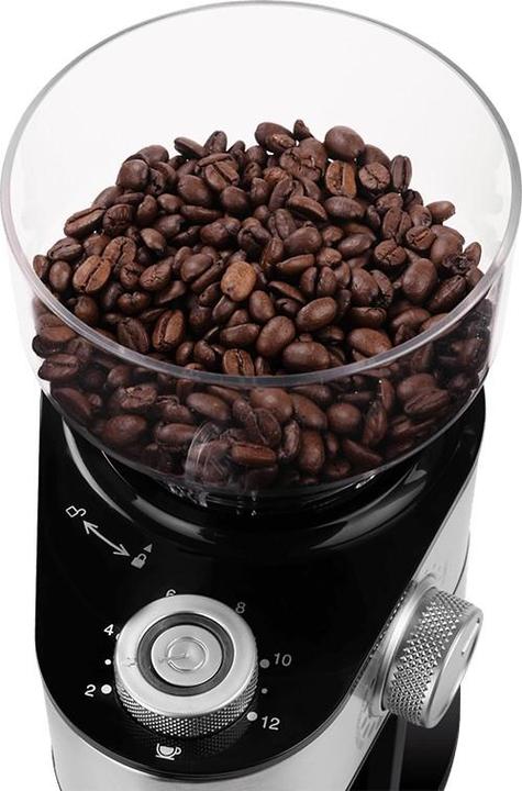 Produktbild ECG Coffee machine Electric coffee grinder KM 1412 Aromatico, 200W, 18 grind settings, 2 - 12 Cups C