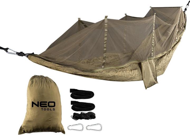 Productafbeelding Neo Tools Klamboe met muskietennet 330 x 140 cm set (200 kg)