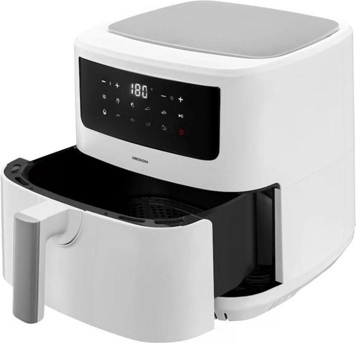 Immagine prodotto Medion MD 11750 Friggitrice Life P10 XL Duo da 6,8 litri, bianca