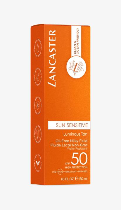Produktbild Lancaster Clean Sun Sensitive Milky Fluid (Sonnencreme Gesicht, SPF 50, 50 ml, 150 g)