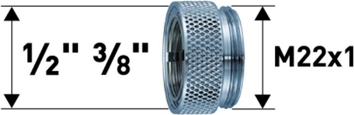 Produktbild Neoperl Reduktion M22x1x1/2"x3/8"