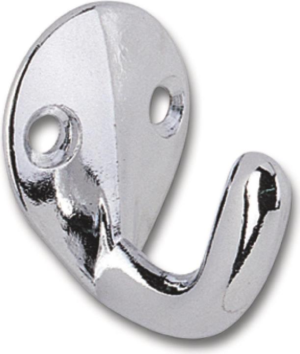 Produktbild Siro Mantelhaken Epsilon Breite 27 mm, Höhe 37 mm, ZN verchromt poliert