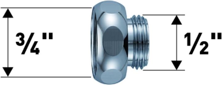 Actual product image Neoperl Reduction 1/2 "AGx3/4 "IG (Pipe reduction)