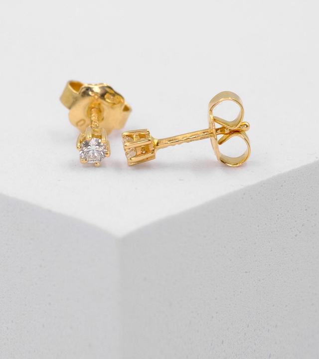 Immagine prodotto Muau Orecchini a perno (Oro giallo 750/18 K Oro giallo)