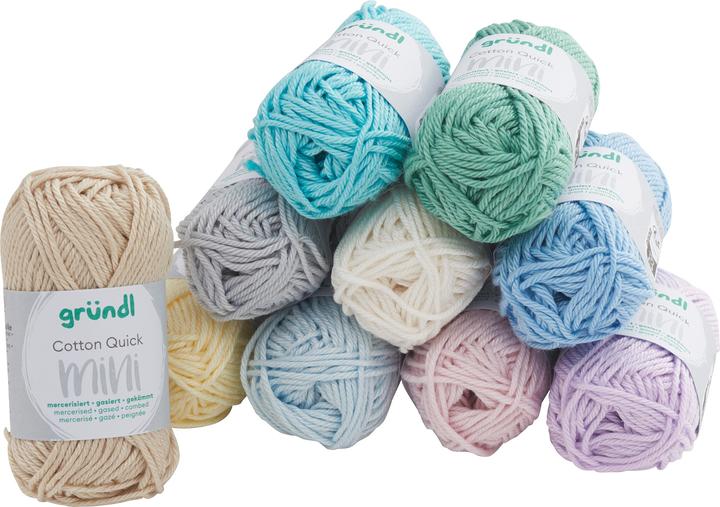 Actual product image Gründl Cotton Quick Mini "Pastel Shades (37.50 m)