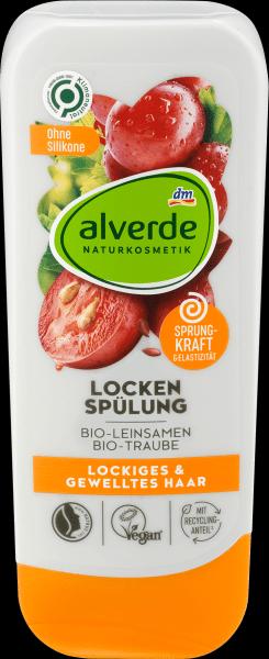 Produktbild dm alverde Conditioner Locken Bio-Leinsamen, Bio-Traube (200 ml)