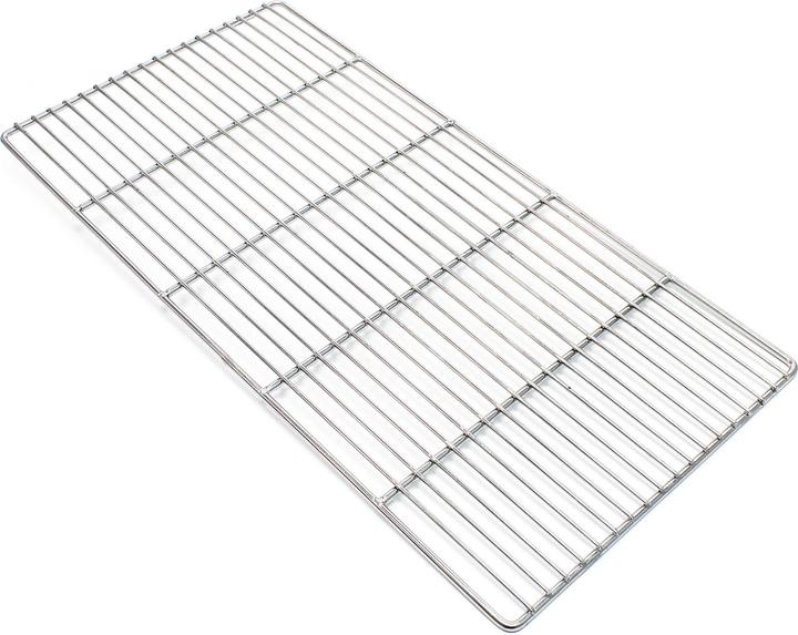 Wiltec Griglia per barbecue Carrée en Acier fin 58 x 30 cm Barbecue boule et Barbecue rond Grillade Te
