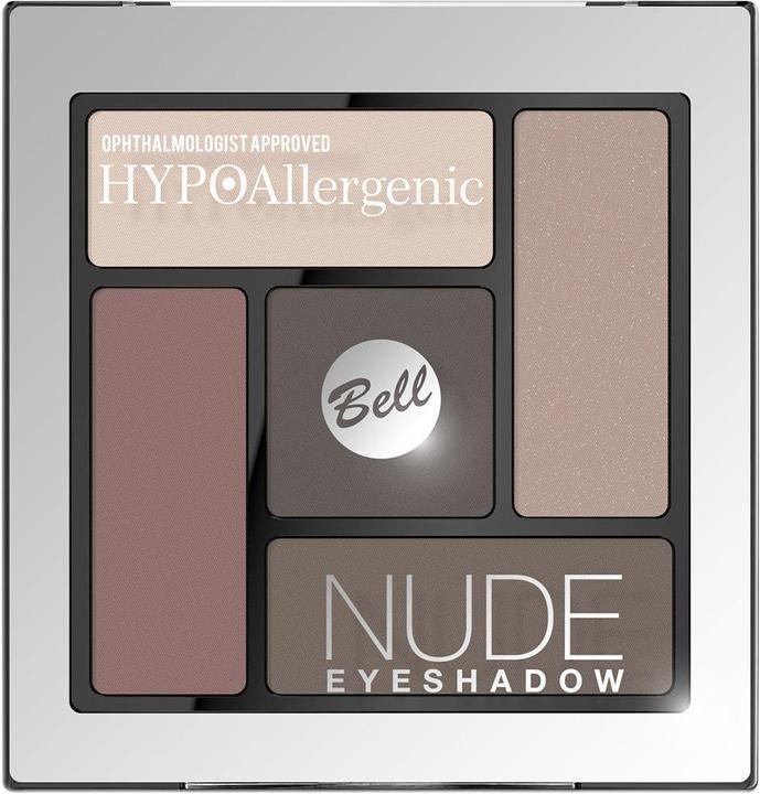 Bell Cosmetics HypoAllergenic Nude Eyeshadow hypoallergenic satin-cream eye shadows 01 5g (01)