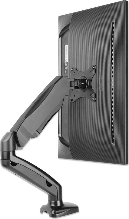 Produktbild Manhattan Halterung 1 Monitor Gasdruck Aluminium 17-32 Zoll (Tisch, 32")