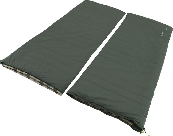 Actual product image Outwell Sleeping bag Camper Lux Double Polyester, dark green (235 cm)