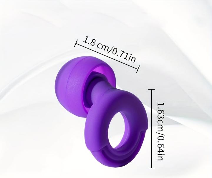 Produktbild PhoneLook Wiederverwendbare Silikon-Ohrstöpsel Loop (3 Grössen) mit Aufbewahrungsetui Weiss
