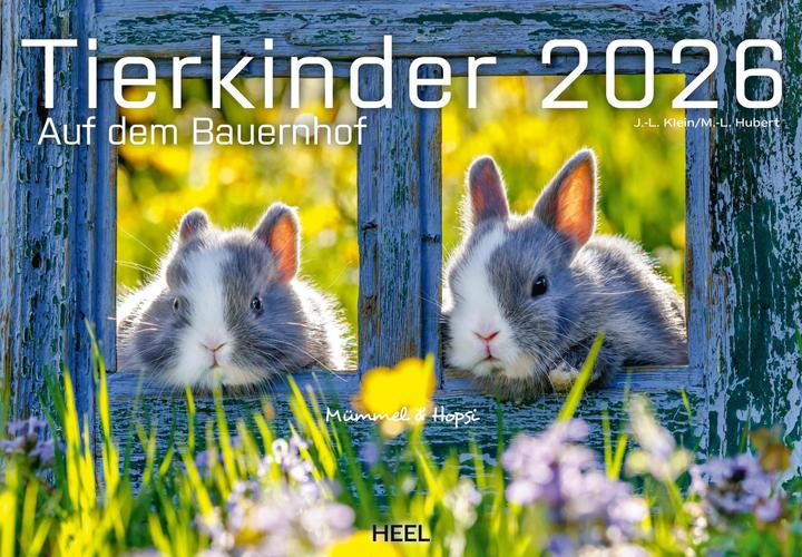 Produktbild Tierkinder auf dem Bauernhof Kalender 2026 (Harter Einband, Deutsch)