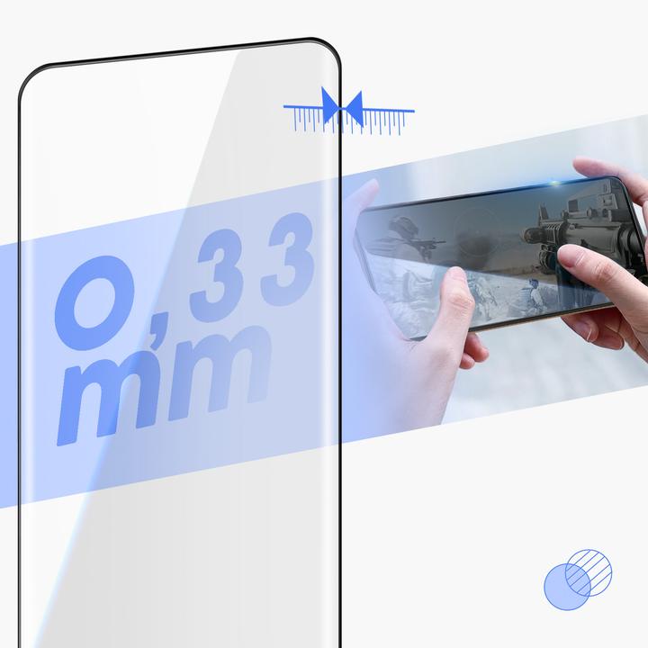 Actual product image Dux Ducis Curved-70 Series protective glass (1 Piece, Honor Magic6 Lite)