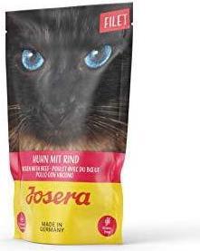 Actual product image Josera Chicken with beef fillet for cats 16x70g (Adult, 16 pcs., 1344 g)