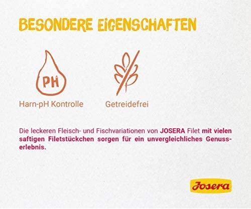 Actual product image Josera Chicken with beef fillet for cats 16x70g (Adult, 16 pcs., 1344 g)
