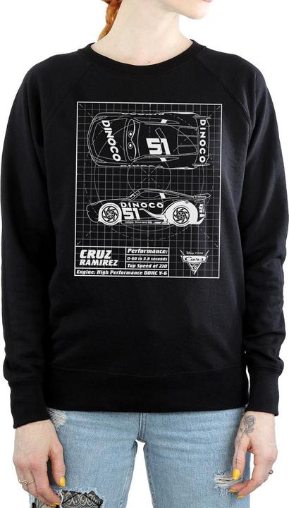 Produktbild Disney Cars Cruz Ramirez Blueprint Sweatshirt (L)