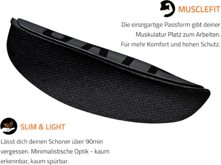 Image du produit Panthergrip Protège-tibias de football avec aide à l'enfilage Noir Taille L (L)