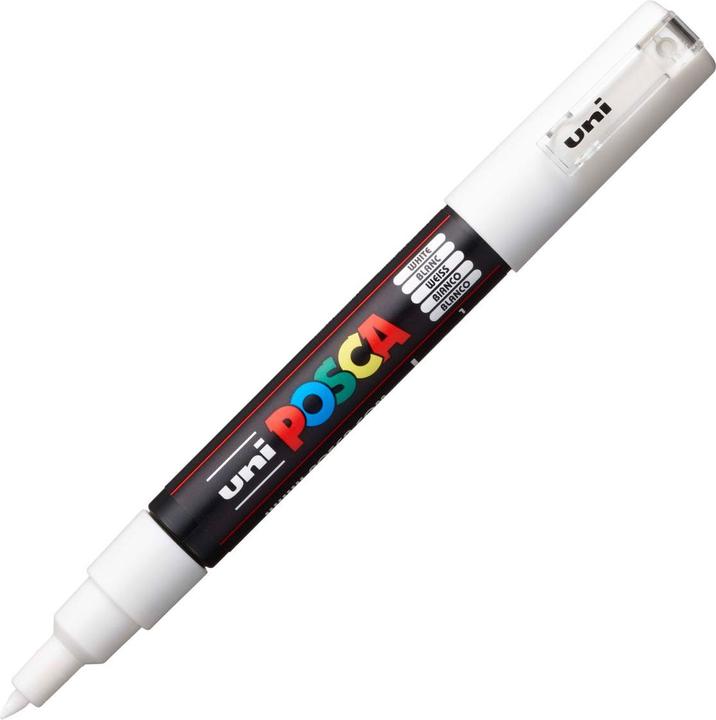 Actual product image Posca Marker PC-1M round tip (White, 0.70 mm, 1 x)