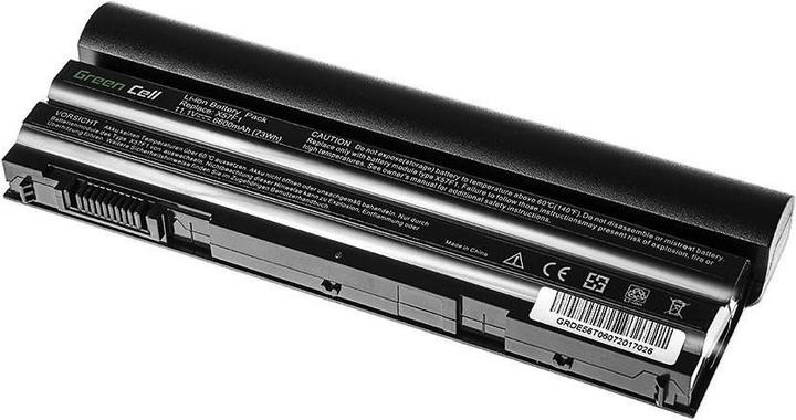 Actual product image GreenCell DE56T Baterija Žalias Cell for Dell Latitude E5420 E5520 E6420 E6520 1 (9 Cells, 6600 mAh)