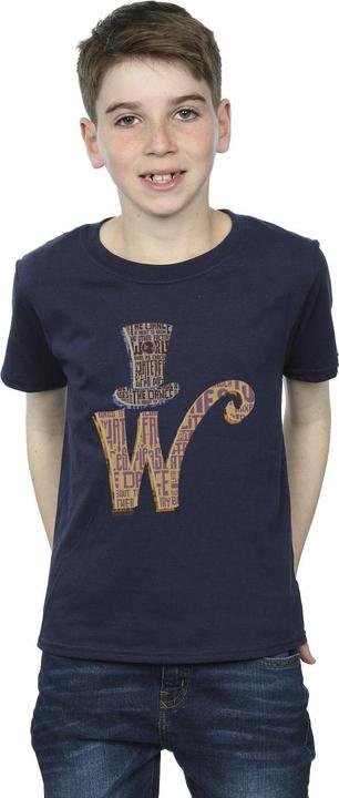 Immagine prodotto Willy Wonka & the Chocolate Factory W Logo Hat Maglietta Ragazzi (104)