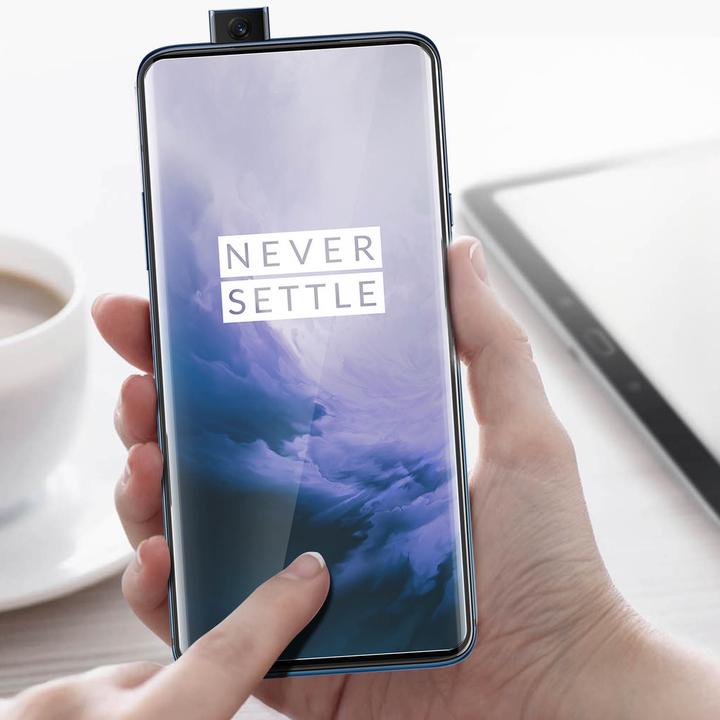 Actual product image Avizar bulletproof glass, glass protective film, protective glass (1 Piece, OnePlus 7T Pro)