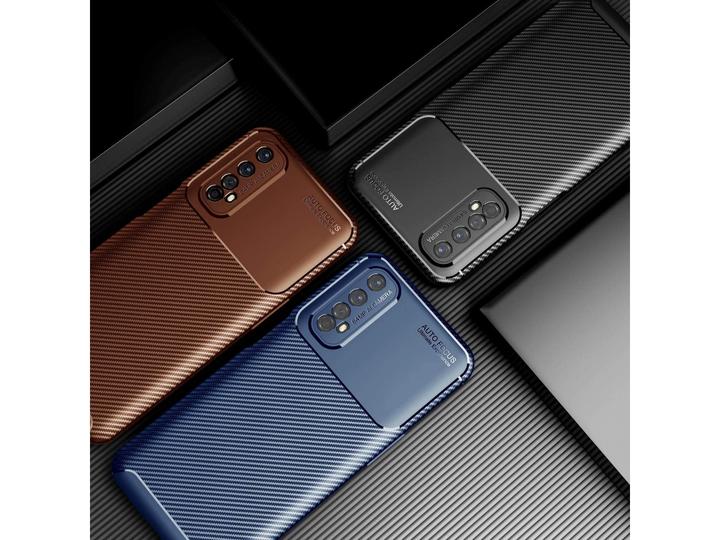 Immagine prodotto Screenguard Custodia Realme 7 Cover Carbon Design TPU (Realme 7)
