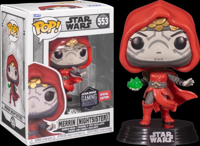 Actual product image Funko Star Wars Jedi Fallen Order Merrin Nightsister Exclusive