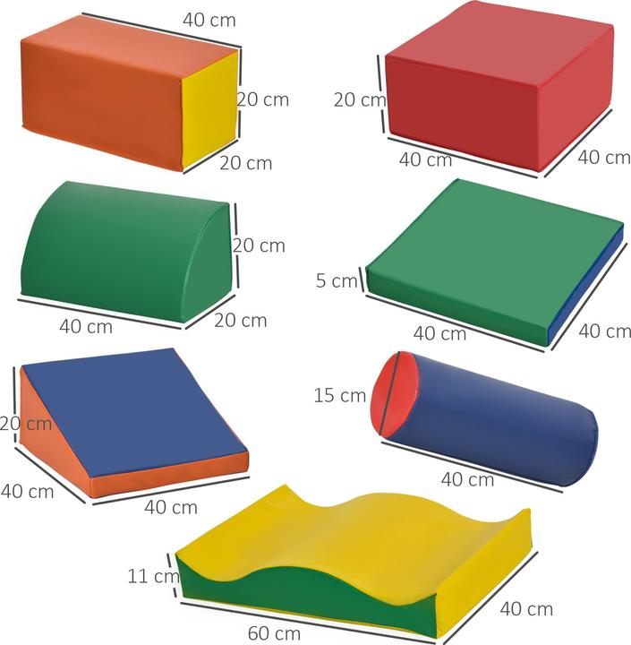 Produktbild Homcom Kinder-Softplay-Set
