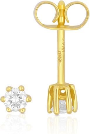 Image du produit Muau Boucles d'oreilles monture 6 poignées (Or jaune 750/18K)