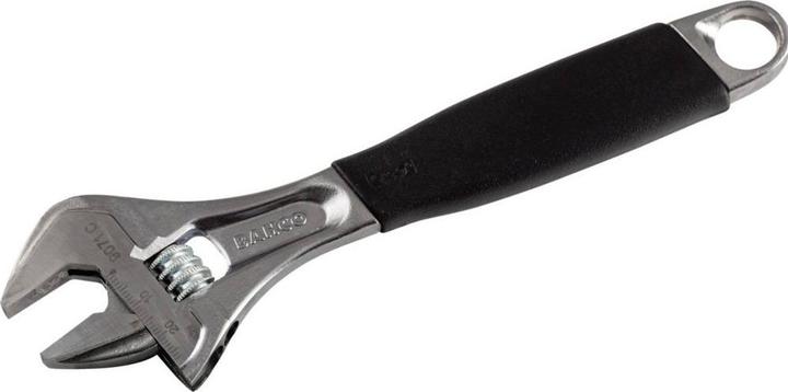 Image du produit Bahco Clé à molette ERGO 28 mm, avec poignée caoutchoutée et mâchoire réglable (28 mm)