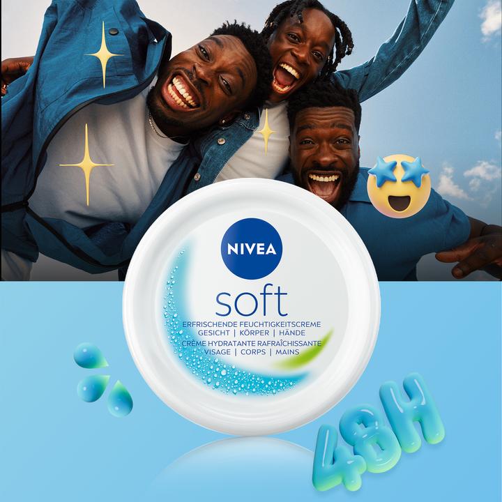 Immagine prodotto NIVEA Crema Corpo Soft Multipack 3 x 300 ml (Crema corpo, 900 ml)