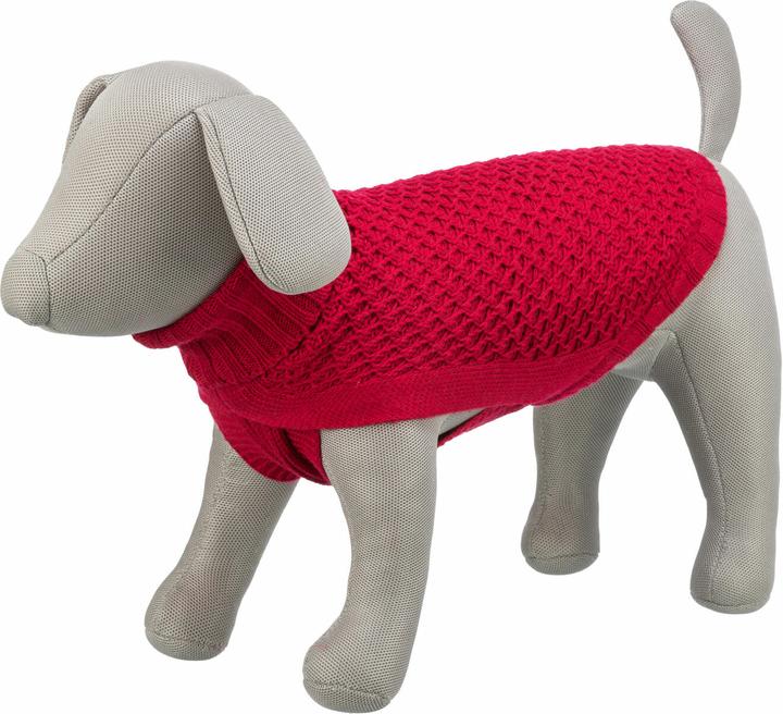 Image du produit Trixie Pull Norwood XXS, 21 cm, Rouge (Pull-over pour chien)