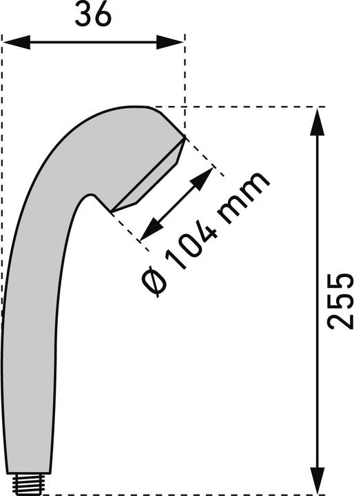 Actual product image Diaqua Shower handle Iota (1 Beam types, 1 l/min)