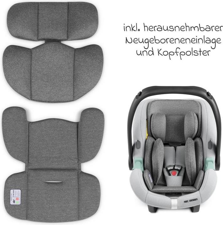 Actual product image ABC Design ABC Tulip baby car seat i-Size / 0 to approx. 13 kg (Baby car seat, ECE R129/i-Size Standard)