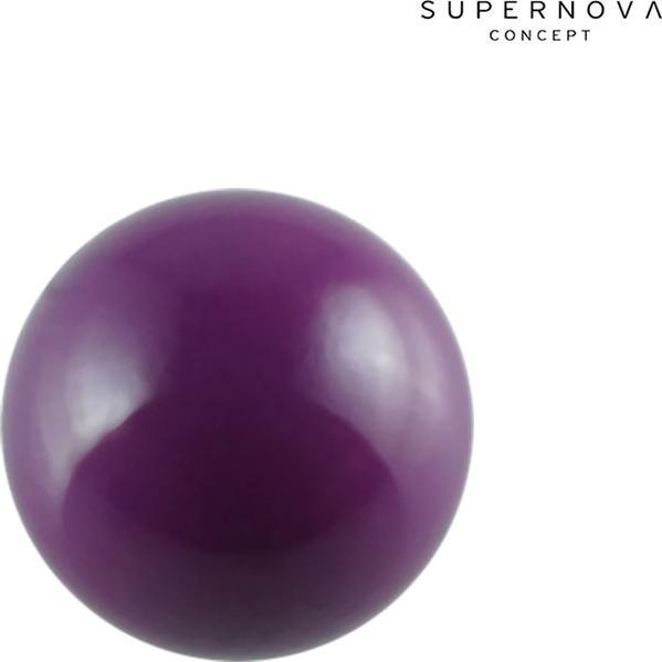 Produktbild Star Piercing Micro Kugel pastellviolett (ohne Messing, Chirurgenstahl 316L)