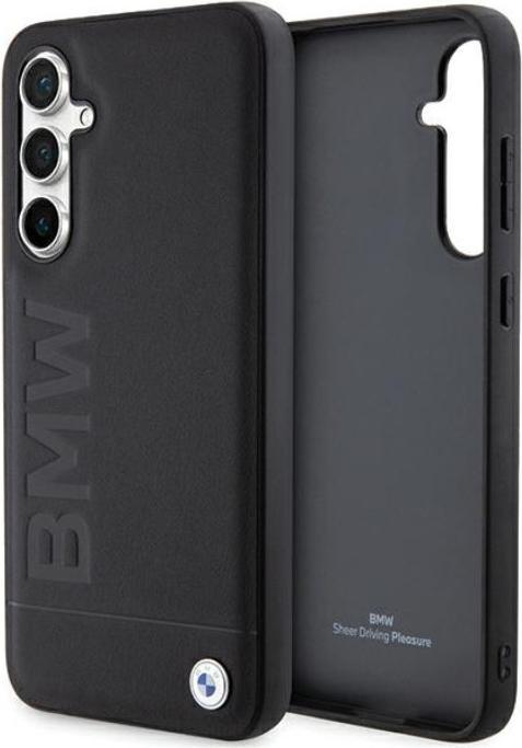 Immagine prodotto BMW BMHCS23FESLLBK S23 FE S711 in pelle nera con timbro a caldo (Samsung Galaxy S23 FE)