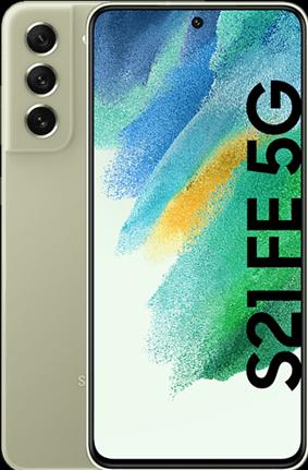 Produktbild Samsung Galaxy S21 FE 5G (128 GB, Olive, 6.40", Dual SIM, 12 Mpx, 5G)