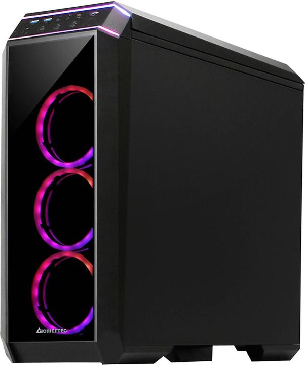 Actual product image Chieftec Stallion II (black, tempered glass) (Mini-ITX, mATX, ATX)