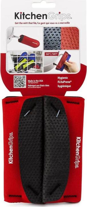 Immagine prodotto Cuisipro Protezione delle dita nero trasversale 2 pezzi rosso 13cm (13 cm, Tessuto, Materiale sintetico)