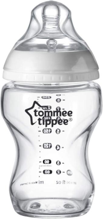 Actual product image Tommee Tippee Closer to Nature baby bottle glass (250 ml)