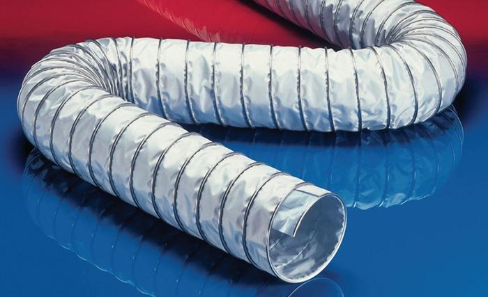 Produktbild Norres Absaug- und Gebläseschlauch CP PTFE GLASS-INOX 471 300 mm 312,00 mm 3 m