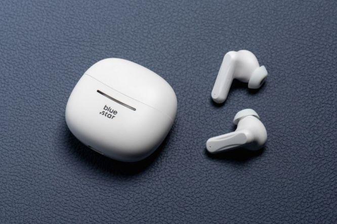 Actual product image Wired headphones Blue Star BLUE STAR wireless earphones bluetooth TWS BK44 white (Wireless)