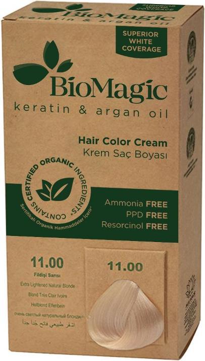 Immagine prodotto Biomagic Tinta per capelli Biondo Platino Molto Chiaro (11.00) 250 g -