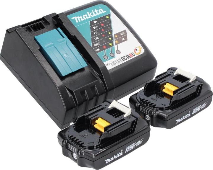 Produktbild Makita DCL 184 RA Akku Staubsauger 18 V 54 mbar 0,5 l + 2x Akku 2,0 Ah + Ladegerät