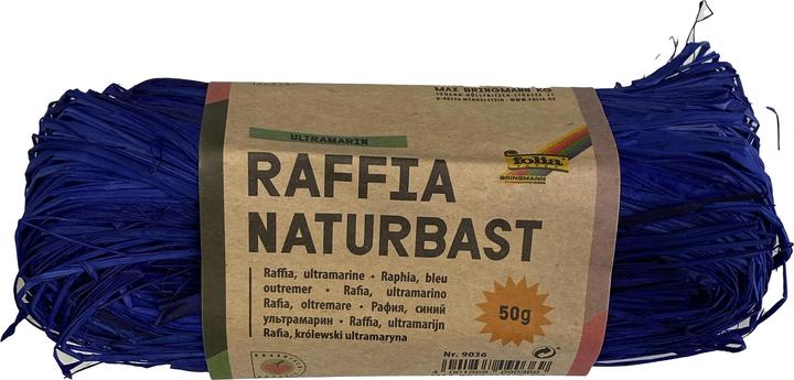 Image du produit Folia Bringmann Raphia naturel 50g Ultramarin (Film cadeau, 1 x)
