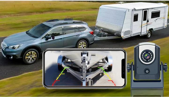 Produktbild Apfelkiste Magnetische WiFi Funk Auto Rückfahrkamera
